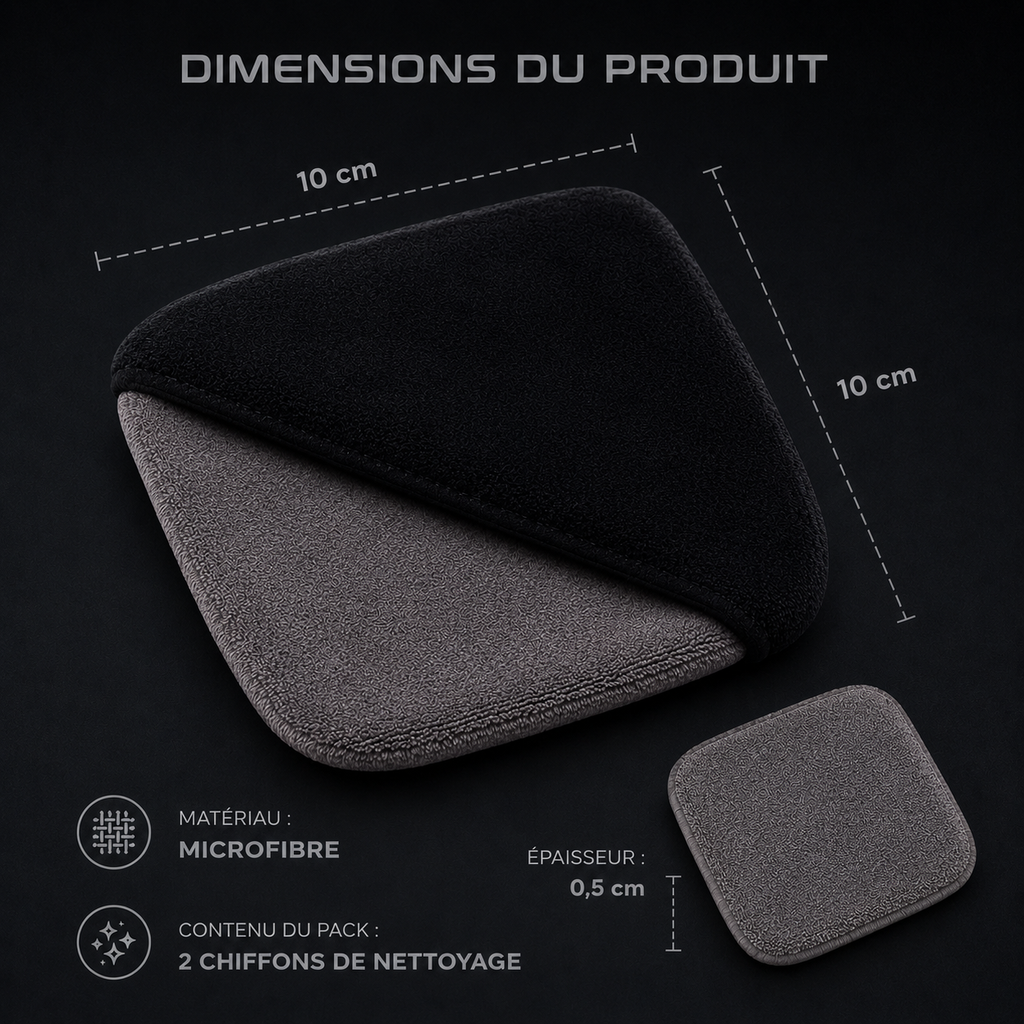 Chiffon microfibre pour écran de voiture