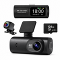 Dashcam avec caméra arrière 4K avec GPS et Wi-Fi